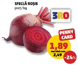 Penny 3ro sfeclă roșie Ofertă