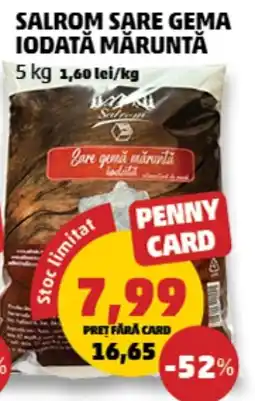 Penny Salrom sare gemă iodată măruntă Ofertă