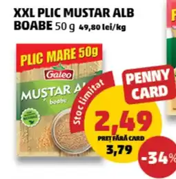 Penny Galeo mustar alb boabe Ofertă