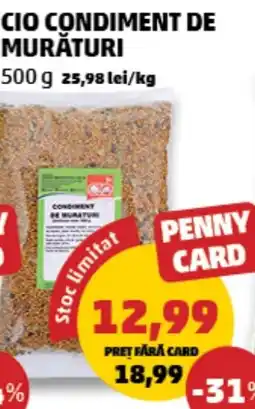 Penny Penny card condiment de muraturi Ofertă