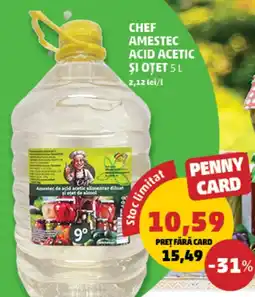 Penny Chef amestec acid acetic și oțet Ofertă