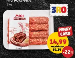 Penny Mici porc-vită Ofertă