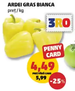 Penny 3RO ardei gras bianca Ofertă