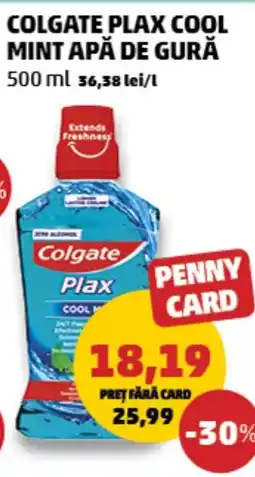 Penny Colgate Plax Cool Mint Apă de Gură Ofertă
