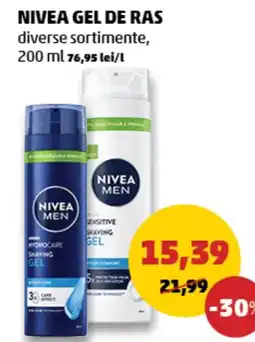 Penny Nivea gel de ras Ofertă