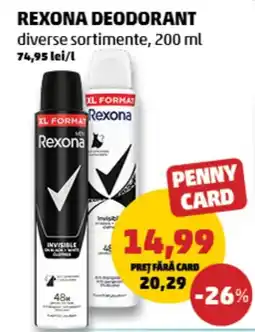 Penny Rexona deodorant Ofertă