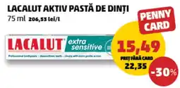 Penny Lacalut activ pastă de dinți Ofertă