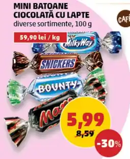 Penny Mini batoane ciocolată cu lapte Ofertă