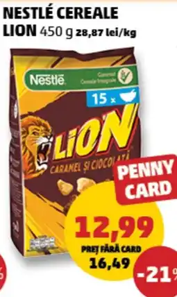 Penny Nestle cereale lion Ofertă