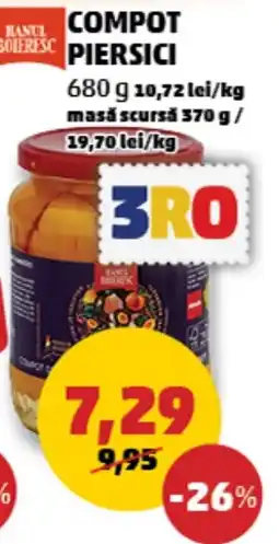 Penny Hanul Boieresc compot piersici Ofertă