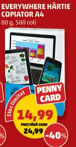 Penny Penny Card Everywhere Hartie Copiator A4 Ofertă