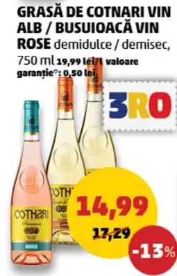 Penny Grasă de Cotnari Vin Alb / Busuiocă Vin Rose Ofertă
