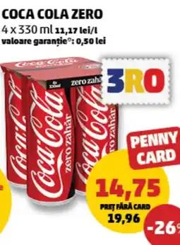 Penny Coca Cola Zero Ofertă