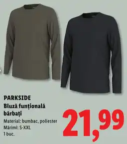Lidl Parkside bluză funcțională bărbați Ofertă
