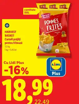 Lidl Harvest Basket Cartofi prăjiți pentru friteuză Ofertă