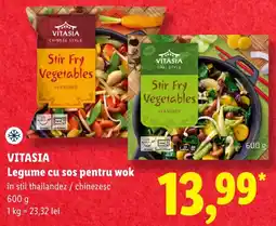 Lidl Vitasia legume cu sos pentru wok Ofertă