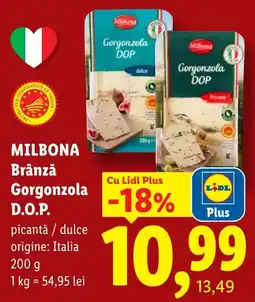Lidl Milbona brânză gorgonzola d.o.p. Ofertă