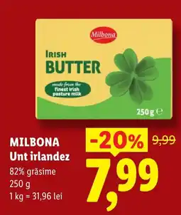 Lidl Milbona unt irlandez Ofertă