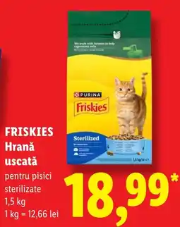 Lidl Friskies Hrană uscată Ofertă