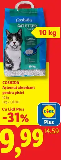 Lidl Coshida Așternut absorbant pentru pisici Ofertă
