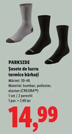 Lidl Parkside șosete de lucru termice bărbați Ofertă