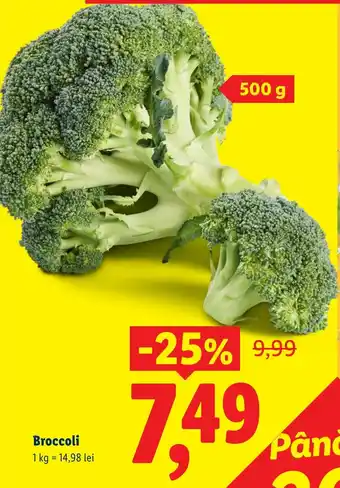 Lidl Broccoli Ofertă