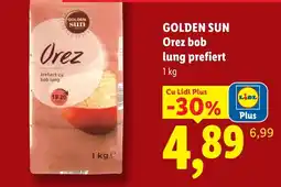 Lidl Golden Sun Orez bob lung prefierit Ofertă