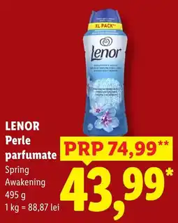 Lidl Lenor Perle parfumate Spring Awakening Ofertă