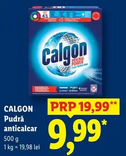 Lidl Calgon pudră anticărcar Ofertă