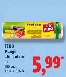Lidl Fino pungi alimentare Ofertă