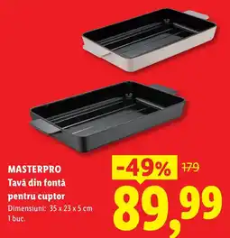 Lidl Masterpro tavă din fontă pentru cuptor Ofertă