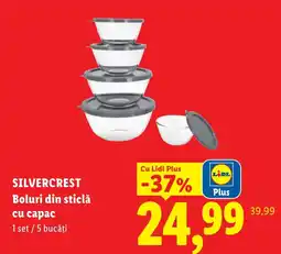 Lidl Silvercrest boluri din sticlă cu capac Ofertă