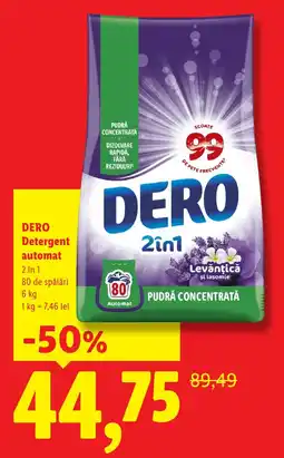 Lidl Dero detergent automat Ofertă