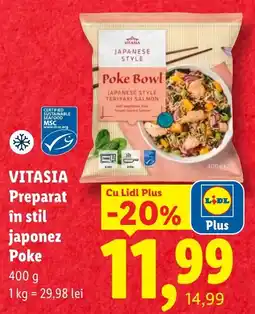 Lidl Vitasia preparat în stil japonez poke Ofertă
