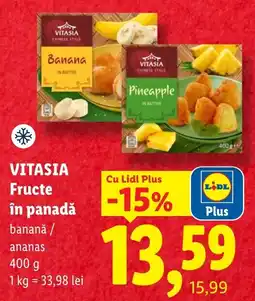 Lidl Vitasia fructe în panadă Ofertă