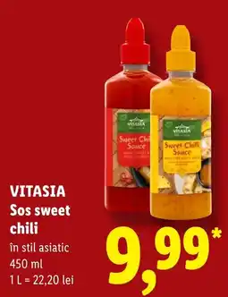 Lidl Vitasia sos sweet chili Ofertă