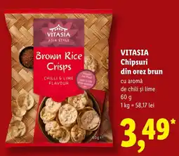 Lidl Vitasia chipsuri din orez brun Ofertă