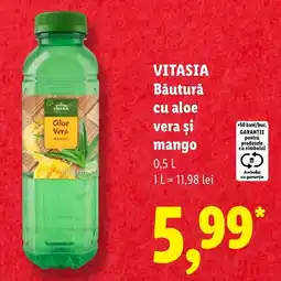 Lidl Vitasia băutură cu aloe vera și mango Ofertă