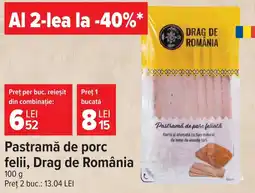 Carrefour Market Drag de România pastramă de porc felii Ofertă