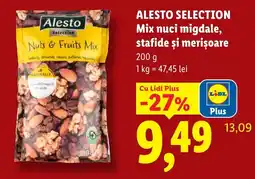 Lidl Alesto Selection Mix nuci migdale, stafide și merișoare Ofertă