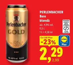 Lidl Perlenbacher bere blondă Ofertă