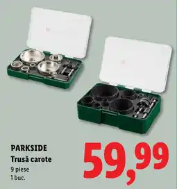 Lidl Parkside trusă carote Ofertă