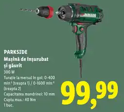 Lidl Parkside mașină de înșurubat și găurit Ofertă