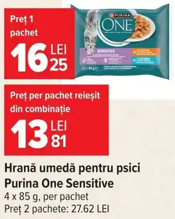 Carrefour Purina One Sensitive Ofertă