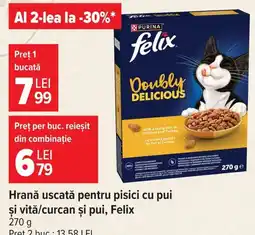 Carrefour felix hrană uscată pentru pisici Ofertă