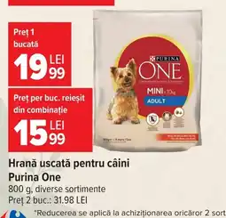 Carrefour Purina One hrană uscată pentru câini Ofertă