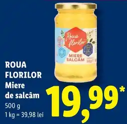 Lidl Roua florilor miere de salcâm Ofertă