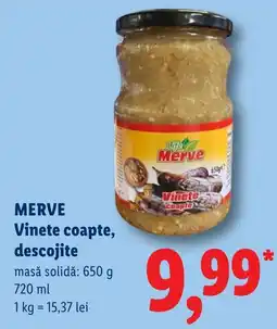 Lidl Merve vinete coapte, descojite Ofertă