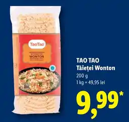 Lidl Tao Tao Tăițeți Wonton Ofertă