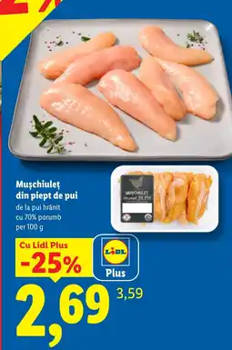Lidl Lidl Muschiuleț din piept de pui Ofertă